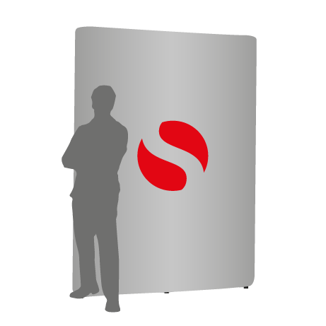 Pop-Up Faltwand | 2 x 3 Felder gerade | einseitig bedruckt