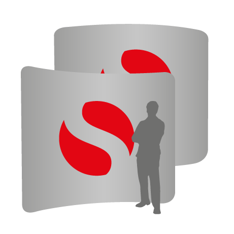 Textilwand ALU