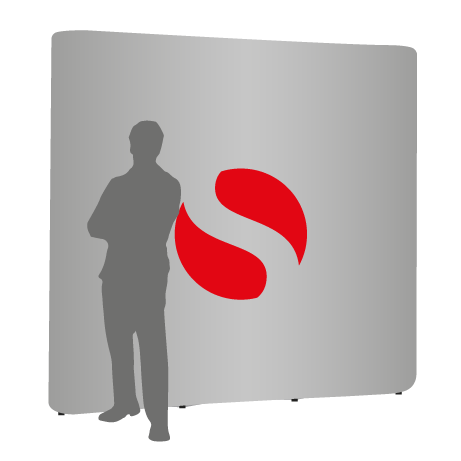Pop-Up Faltwand | 3 x 3 Felder gerade | einseitig bedruckt