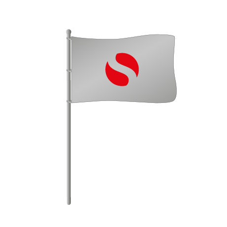 Hissflaggen | B 250 cm x H 150 cm | einseitig bedruckt