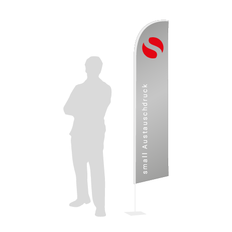Beachflag Wind Austauschdruck | Small (260 cm) | einseitig bedruckt