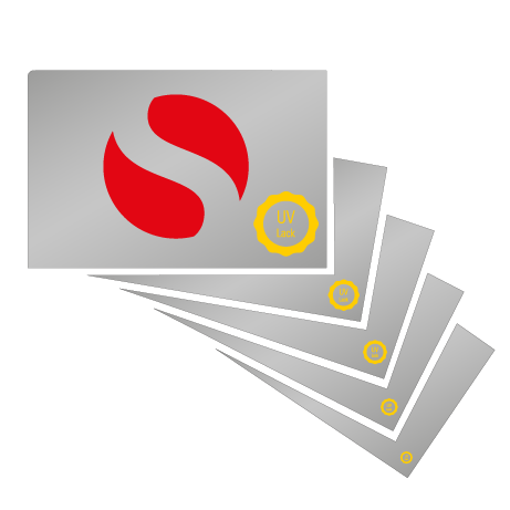 Visitenkarten | Silber | einseitig